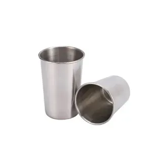 16oz Stainless Steel Pint Beer Cup Glass