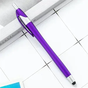 2-in-1 Stylus Click Ballpoint Pen