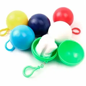BALL KEYCHAIN WITH RAINCOAT