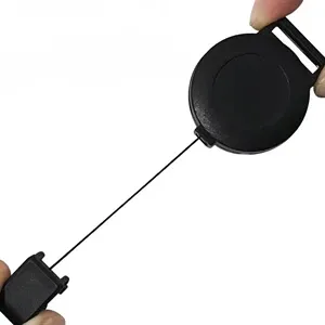 Clip-on Retractable Badge Holder Reel with Carabiner