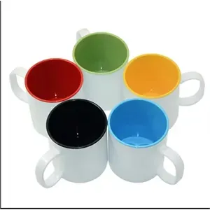 Coffee Mug White Ceramic Cup With Handle