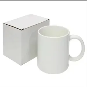 Coffee Mug White Ceramic Cup With Handle