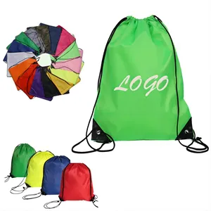 Custom Logo Coloring Drawstring Bag