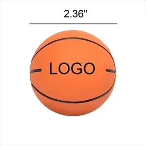 Custom Mini Elastic Rubber Basketball Bouncy Balls