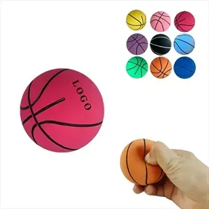 Custom Mini Elastic Rubber Basketball Bouncy Balls