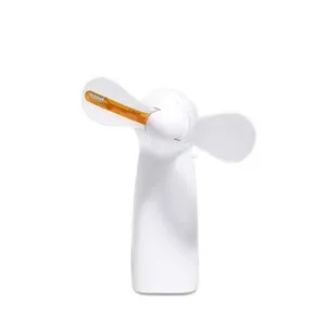 Flash Handheld Mini LED Fan With Message