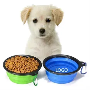 Portable Pet Folding Bowl With Key Chain
