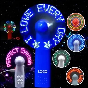 Pre-Programmed Portable Led Fans With Letters