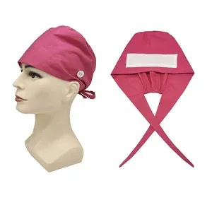 Pure color surgical gourd cap