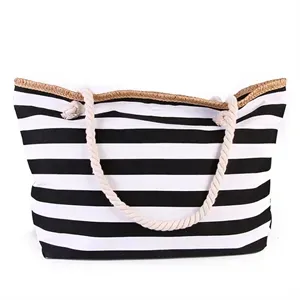 Stripe Canvas Bag