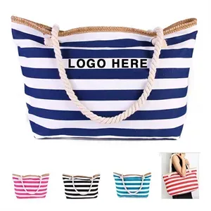 Stripe Canvas Bag