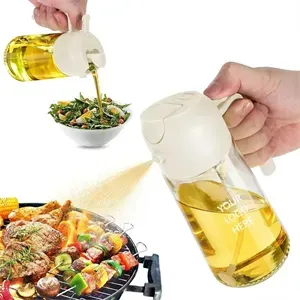 2-in-1 16oz Kitchen Olive Oil Sprayer For Cooking