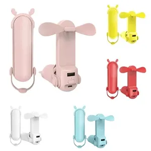 3 in 1 Handheld Mini USB Fan Power Bank