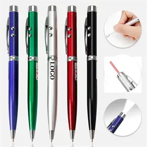 5-In-1 LED Stylus Laser Pointer Touch Screen Ballpoint Pen