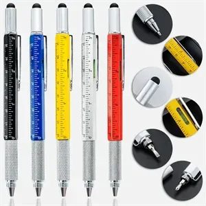 6 in 1 Multi Function Tool Pen