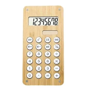 Bamboo Solar Powered Calculator