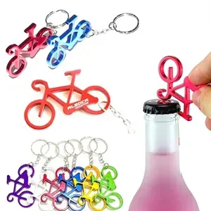 Bicycle Bottle Opener w/Key Chain