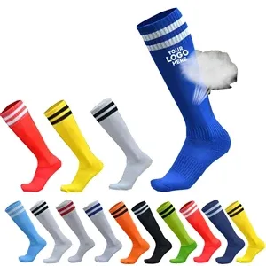 Children's non-slip long tube over the knee football socks