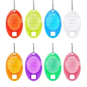 Colorful Tough Plastic Key Chain Tags