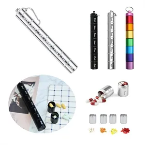 Colorful Waterproof Metal Pill Case