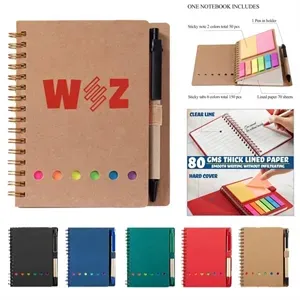Eco-Friendly Pocket Complete Set Spiral Notebook