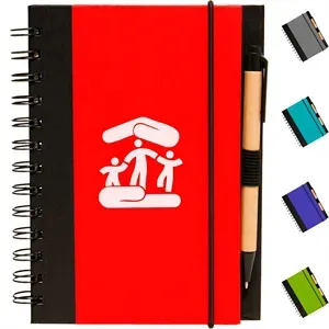 Eco Hardcover Journal & Pen (5"X7")