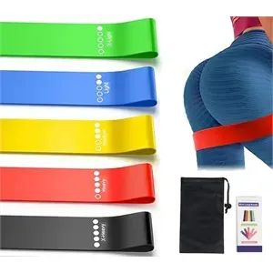 Elastic yoga stretching fitness resistance band