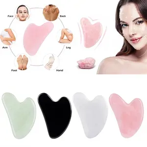 Facial jade massage scraping tablets