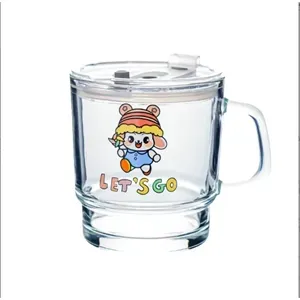 Glass Drinking Straw Cups