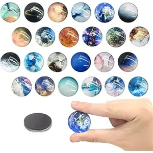Glass Strong Refrigerator Magnets