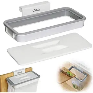 Hanging Trash Bag Holder With Lid