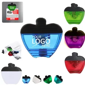 Jumbo Size Apple Magnetic Memo Clip w/Strong Grip
