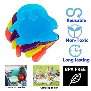 Penguin Shape Food Grade  Reusable Gel Hard Ice Pack