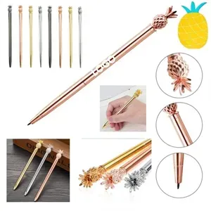 Pineapple Shaped Metal Ballpoint Pens