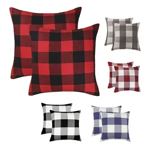 Plaid Throw Pillow Covers