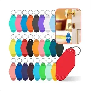 Plastic Hotel Keychain