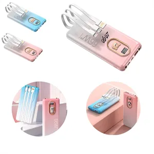 Portable Power Bank With LED Light
