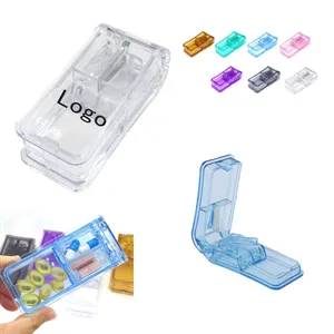 Portable Tablet Dispenser & Pill Cutter