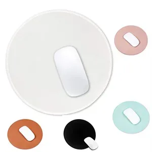 Premium-Textured Small Round Mousepad