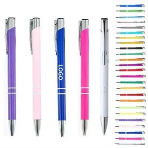 Press the aluminum rod ballpoint pen