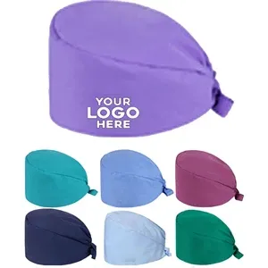 Pure color surgical gourd cap