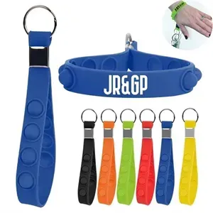 Push Pop Stress Reliever Keychain