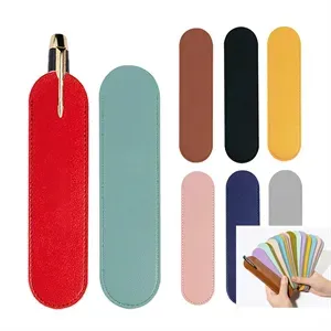 Round Leatherette Single Pen Holder