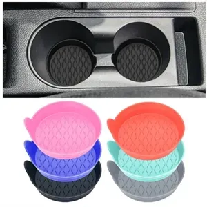 Round anti-skid pad for car water cup