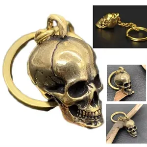Simulated Skull Keychain