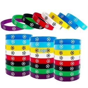 Soccer Ball Custom Silicone Wristbands