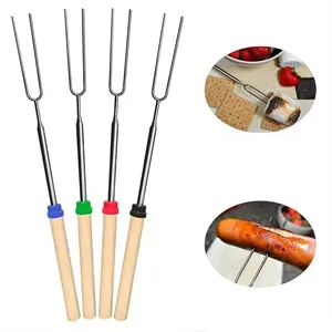 Stainless Steel Marshmallow Roasting BBQ Sticks
