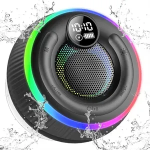 Wireless Waterproof Speakers with RGB Lights